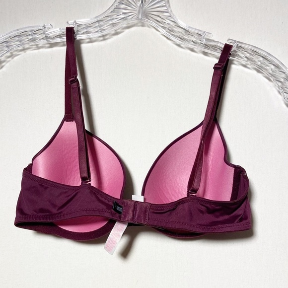 PINK Victoria's Secret Women’s Wear Everywhere T-Shirt Push Up Bra Size 34B - Picture 4 of 9